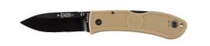 Kabar Dozier Folder Hunter Knife w/Coyote Brown Zytel Handle