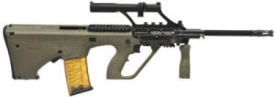 MSAR 223 Rem. w/Scope & Rail/OD Green Finish