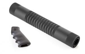 Hogue AR15 OverMold Rubber Grip/Knurled Aluminum Forend Kit