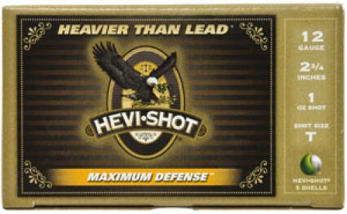 Hevishot Maximum Defense 2.75" 12 GA 1oz T Round 5 Box/20 Case