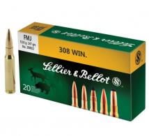 Sellier & Bellot SB308A Rifle 308 Win 147 gr Full Metal Jacket (FMJ) 20 Bx/ 25 Cs