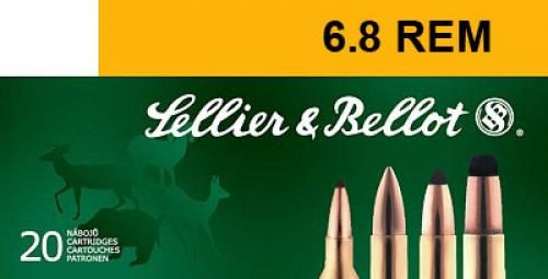 Main product image for SELLIER & BELLOT 6.8mm Remington PTS (Plastic Tip Sp