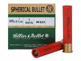 Sellier & Bellot #3 000 Buck 410 ga 2.5" 3 P 25rd box