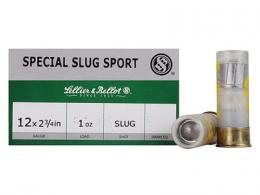 Sellier & Bellot 12GA 2 3/4" 1oz Rifled Slug 25rd box