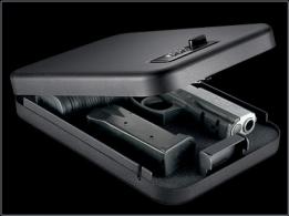 SnapSafe Lock Box Key Entry Black Steel Holds 1 Handgun XL