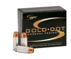 Speer 38 Special +P 125 Grain Gold Dot Hollow Point