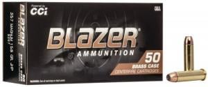 CCI Blazer Brass 357 Remington Mag Ammo  Jacketed Hollow Point 50rd box