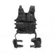 Barska QI12016 VX-100 Tactical Vest and Leg Platforms One Size Fits Most Black