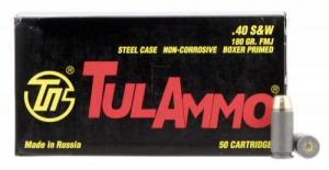 Tulammo TULAMMO 40 Smith & Wesson Full Metal Jacket 180 GR - TA401800