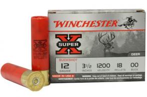 Winchester 12 Ga. 3 1/2" Magnum 18 Pellets #00 Buffered Lead
