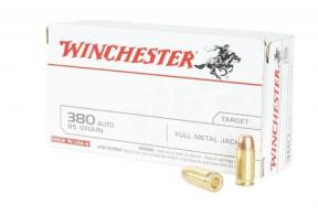 Winchester Full Metal Jacket 380 ACP Ammo 50 Round Box