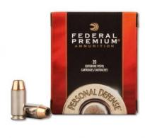 Federal Premium Personal Defense Hydra-Shock Jacketed Hollow Point 40 S&W Ammo 20 Round Box