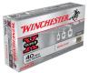 Winchester Super X Winclean Brass Enclosed Base Soft Point 40 S&W Ammo 165 gr 50 Round Box