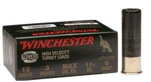 Winchester Double X High Velocity Turkey Lead Shot 10 Gauge Ammo 4 Shot 10 Round Box - STH104