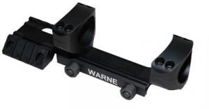 Warne Fixed Scope Rings For Ramp 30MM Style Matte Bla