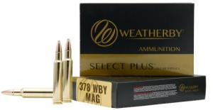 Weatherby Select Plus Full Metal Jacket .378 Weatherby Ammo 20 Round Box - H378300FJ