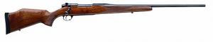 Weatherby Mark V Sporter Bolt Action Rifle SPM340WR60, 340 Weatherby Mag, 26 in, Walnut Stock, Blue Finish, 3 Rds
