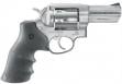 Ruger GP100 357 Magnum 3" Stainless, Hogue Grip, 6 Shot Revolver