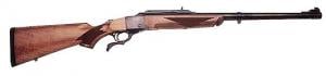 Ruger 416 Ruger 1-H Tropical/24" Blued Barrel & American Wal