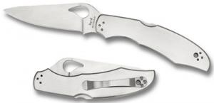 Spyderco By03 Folder 8Cr13MoV Stainless Drop Point B - BY03PS2