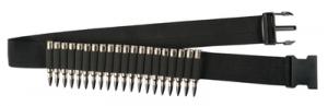 Rifle Shell Adjustable Belt Black 20 Cartridges - 00682