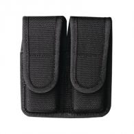 Model 7302 Double Magazine Pouch Hidden Snap Closure Size 1 Blac