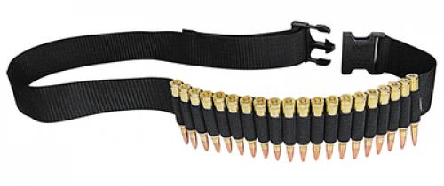 Rifle Shell Belt Holds 20 Cartridges Black