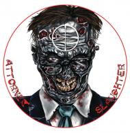 Zombie Dots Targets Attorney Slaughter Eight Inch Diameter 10 Pe