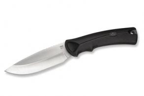 Small Bucklite MAX Hunting Knife 3.25 Inch Fixed Blade Black Alc - 3241