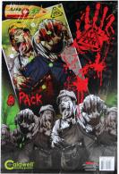 ZTR Zombie Flake Off Targets Pure Evil 12x18 Inch 8 Per Package - 791406