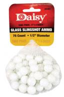 Glass Slingshot Ammunition .50 Inch 75 Per Pack