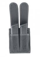 Divided Case with Flaps for Large Frame For Glock and HK Mags Black
