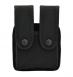 Double Case with Flaps for Single Row Mags Black