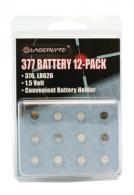 Twelve Pack of 377 Replacement Batteries for Rear Sight Laser RL