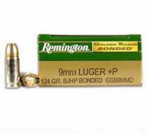 Premier Golden Saber 9mm Luger +P 124 Grain Brass Jacketed Hollo