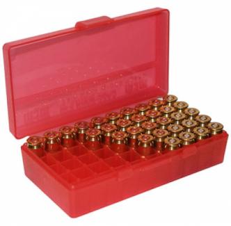 P50 Fliptop Box Handgun .45 ACP/10mm/.40 S&W/.41 AE Clear Red