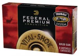 Vital-Shok 12 Gauge 2.75 Inch 1600 FPS 1 Ounce TruBall Slug Deep