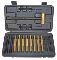 15 Piece Hammer and Punch Set in Plastic Storage Case