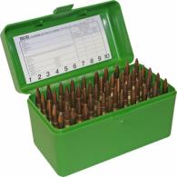 Case-Gard 50 Flip Top Rifle Ammo Box For WSSM and .500 S&W Mecha