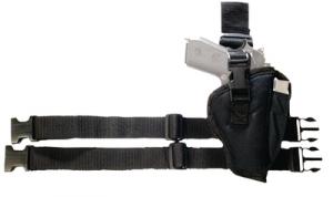 Tactical Leg Holster Size 7 Black Right Hand