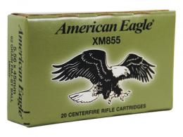 American Eagle .223 Remington/5.56mm 62 Grain Full Metal Jacket - XM855F