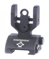 Classic Flp-Up Rear Combat Sight Matte Black - 1301