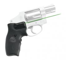 Lasergrip Rubber Wrap-Around S&W J Frame Round Butt Revolver Green Laser