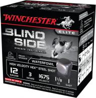 Blind Side Steel Hex High Velocity Waterfowl 12 GA 3 IN. 1675 FPS 1.125 Ounce 6 Round - SBS123HV6