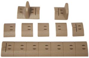 NSR Polymer Panel Set Flat Dark Earth - 06000067