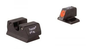 Trijicon Heavy Duty Night Sights Yellow Front Outline FN 9mm - FN102-C-600705