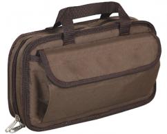 ALLEN CASE DOUBLE PISTOL 15" BROWN ATTACHE