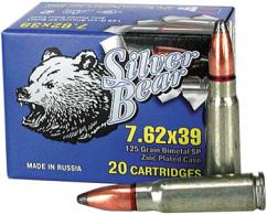 BEAR SILVER 7.62X39 SP 123GR 500RDS/CASE - A762SPN