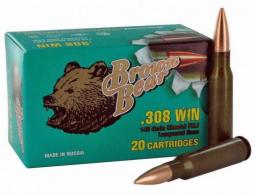 BEAR BROWN 308 Winchester 145GR FMJ 20RD