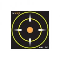 ALLEN EZ SEE ADHESIVE 6 RND BULLSEYE TGT 12PK